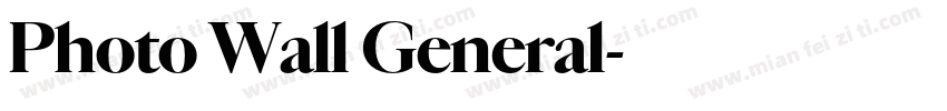 Photo Wall General字体转换